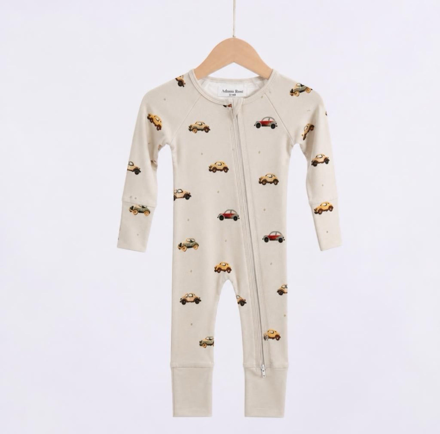 Scotty Vintage Cars Zipper Romper