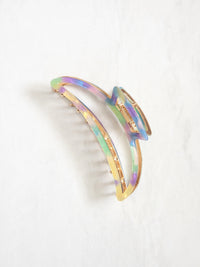 Rainbow Crescent Hair Claw - Adassa Rose