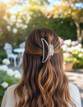 Load image into Gallery viewer, Rainbow Crescent Hair Claw - Adassa Rose