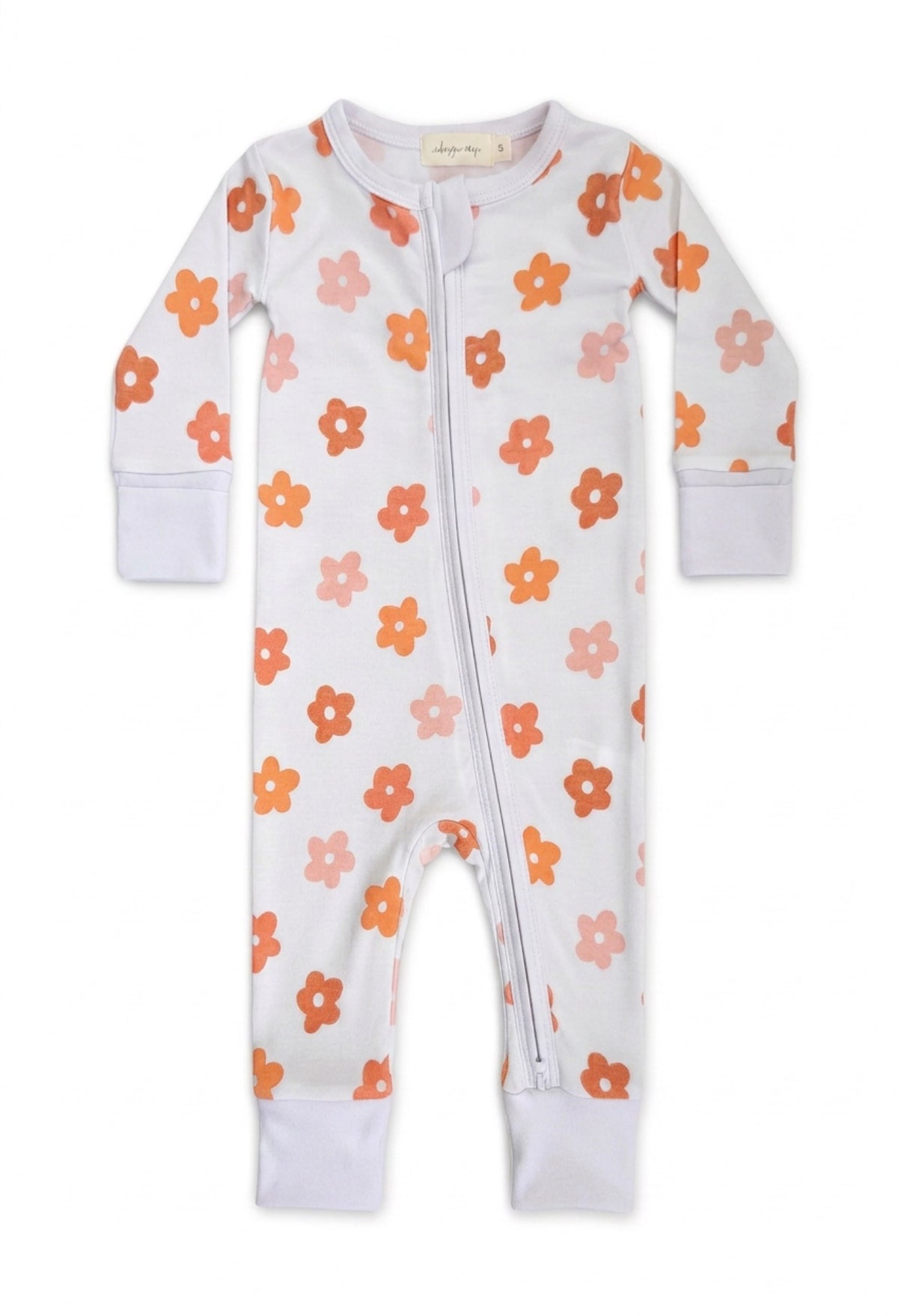 Daisy Zipper Romper Baby