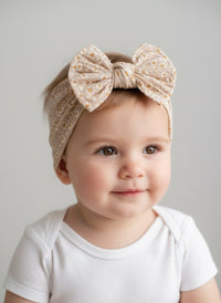 Mia Cable Knit Nylon Headband - Daisy - Adassa Rose