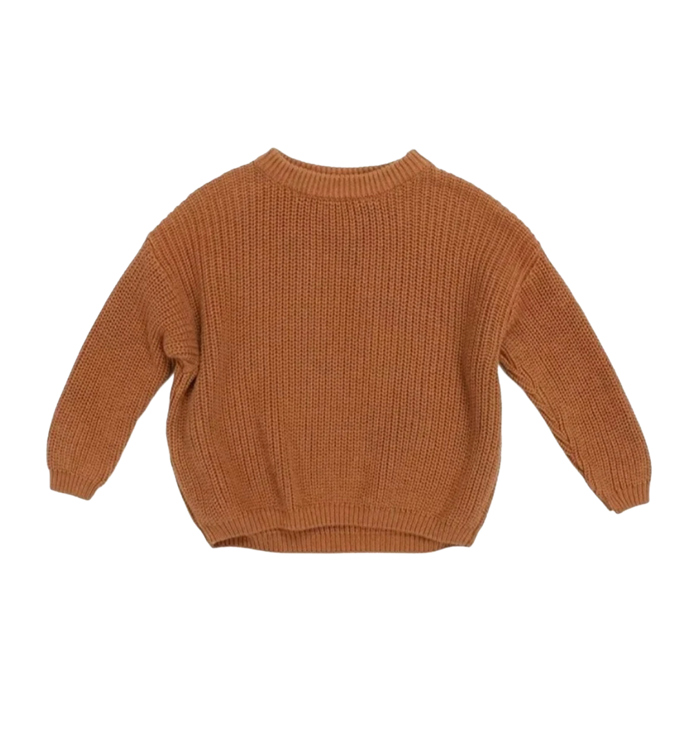 Chunky Knit Sweater Baby | Chestnut