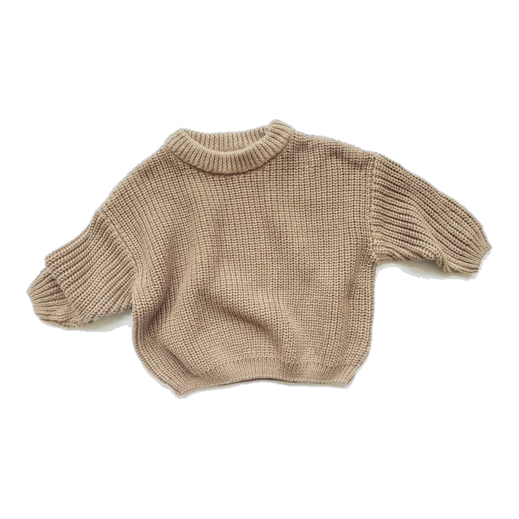 Chunky Knit Sweater Baby | Mocha