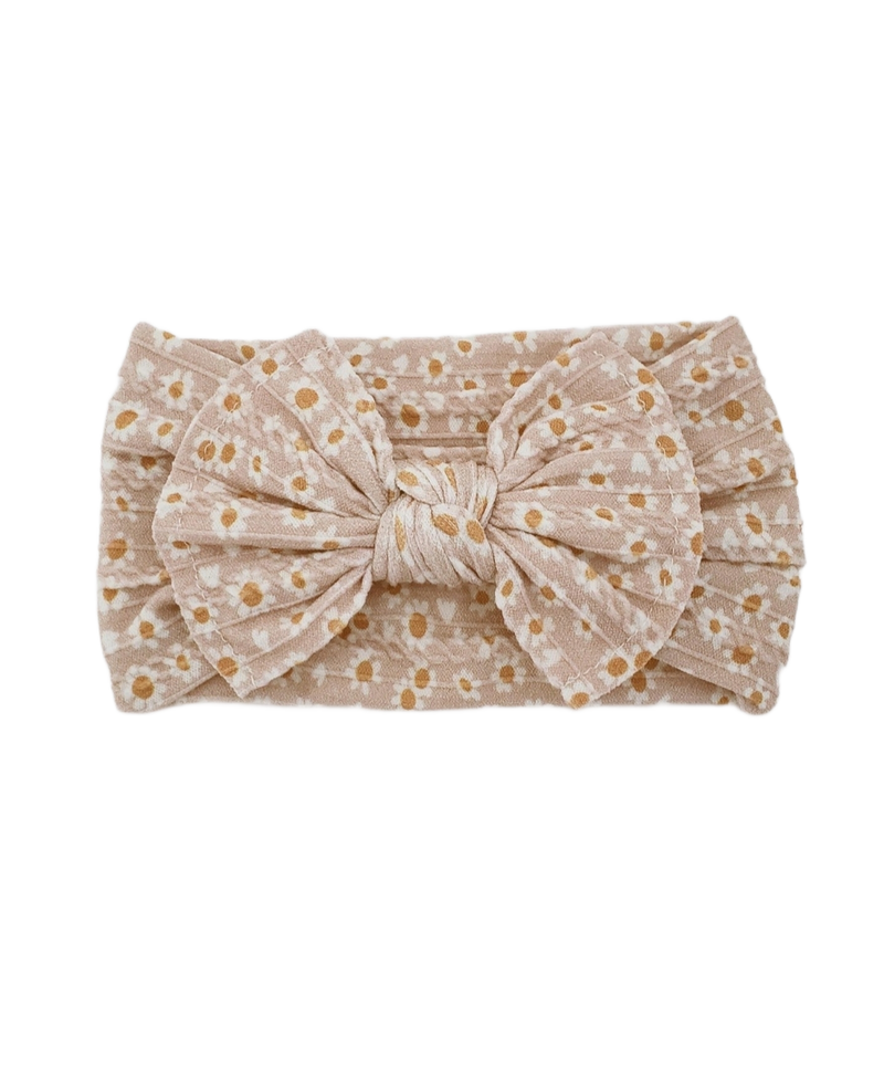 Mia Cable Knit Nylon Headband - Daisy - Adassa Rose