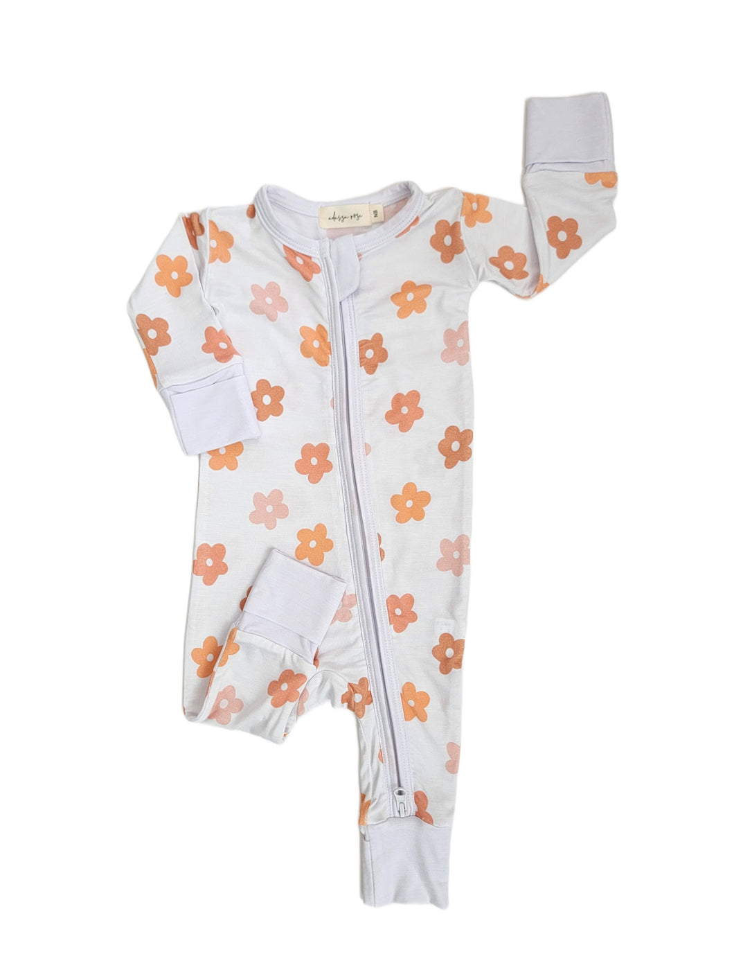 Daisy Zipper Romper Baby