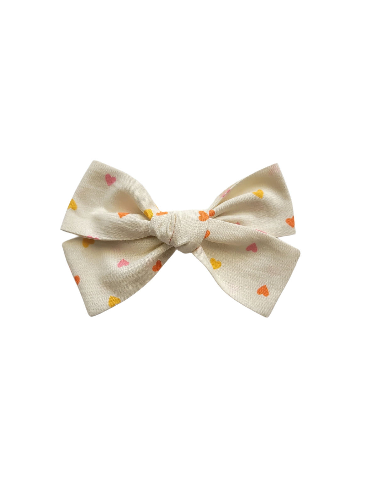 Confetti Hearts Hair Bow - Adassa Rose