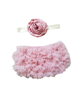 Load image into Gallery viewer, Vintage Pink Bloomer And Headband Set - Adassa Rose