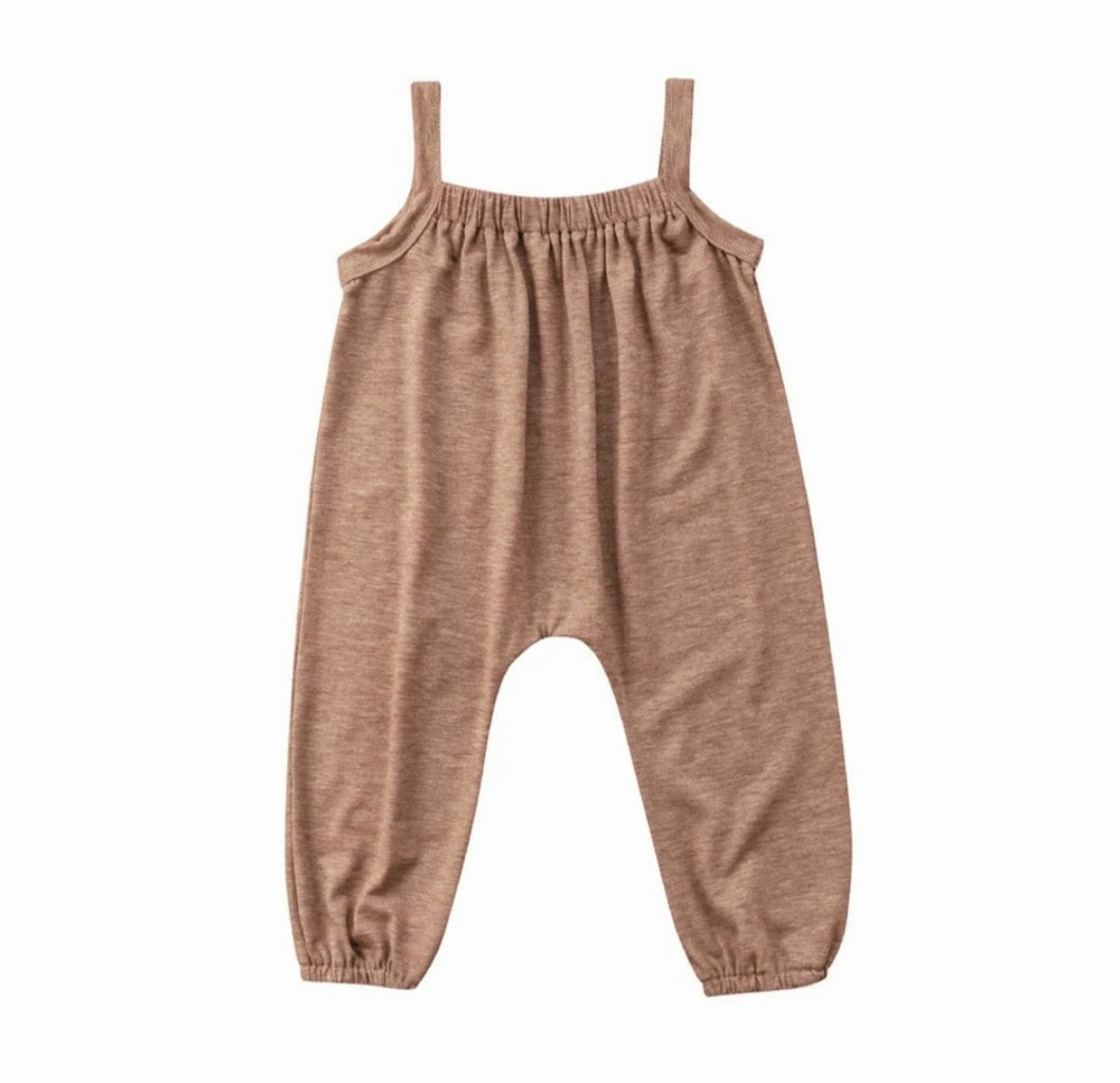 Jenna Jumpsuit Baby Girl | Tan