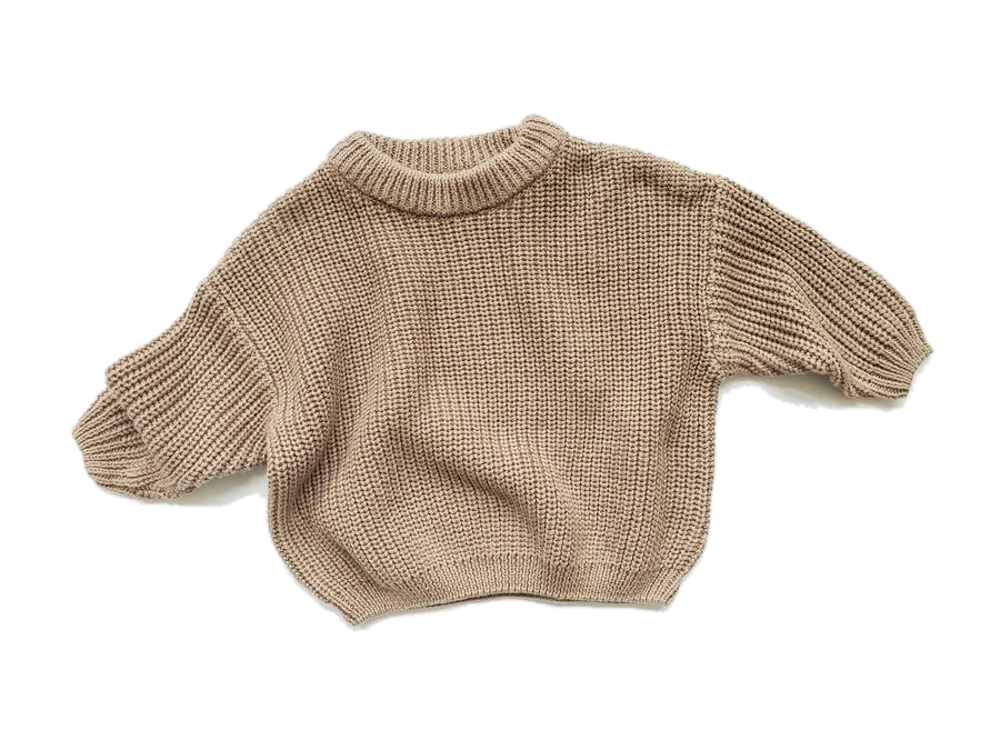 Chunky Knit Sweater Baby | Mocha