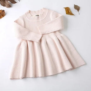 Ensley Knitted Dress Sweet Ivory - Adassa Rose