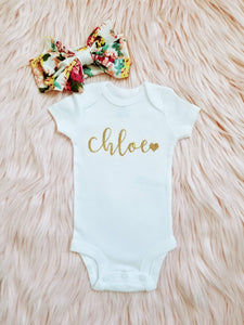 Name Onesie - Adassa Rose