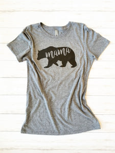 Mama Bear T-Shirt Ladies T-Shirt Ladies Graphic T-Shirt - Adassa Rose