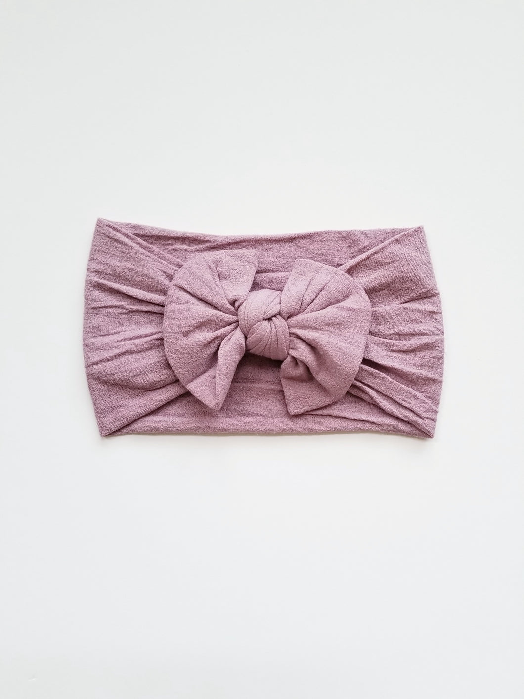 Nylon Bow Headwrap In Lilac - Adassa Rose