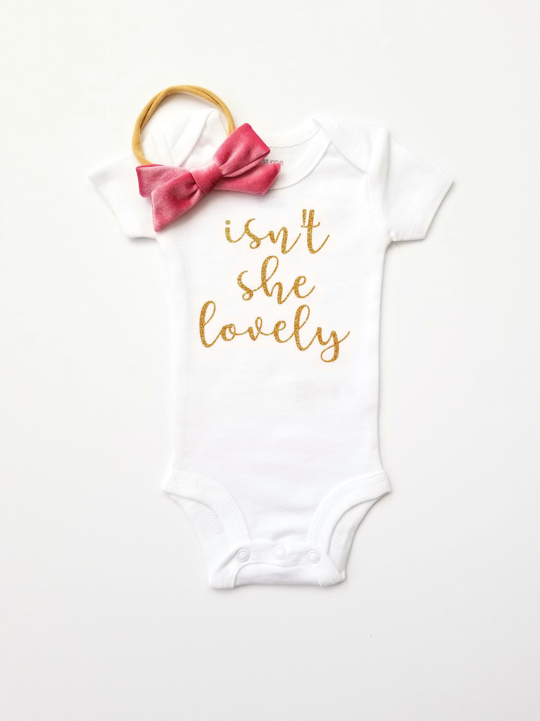 Isn't She Lovely Onesie - Adassa Rose