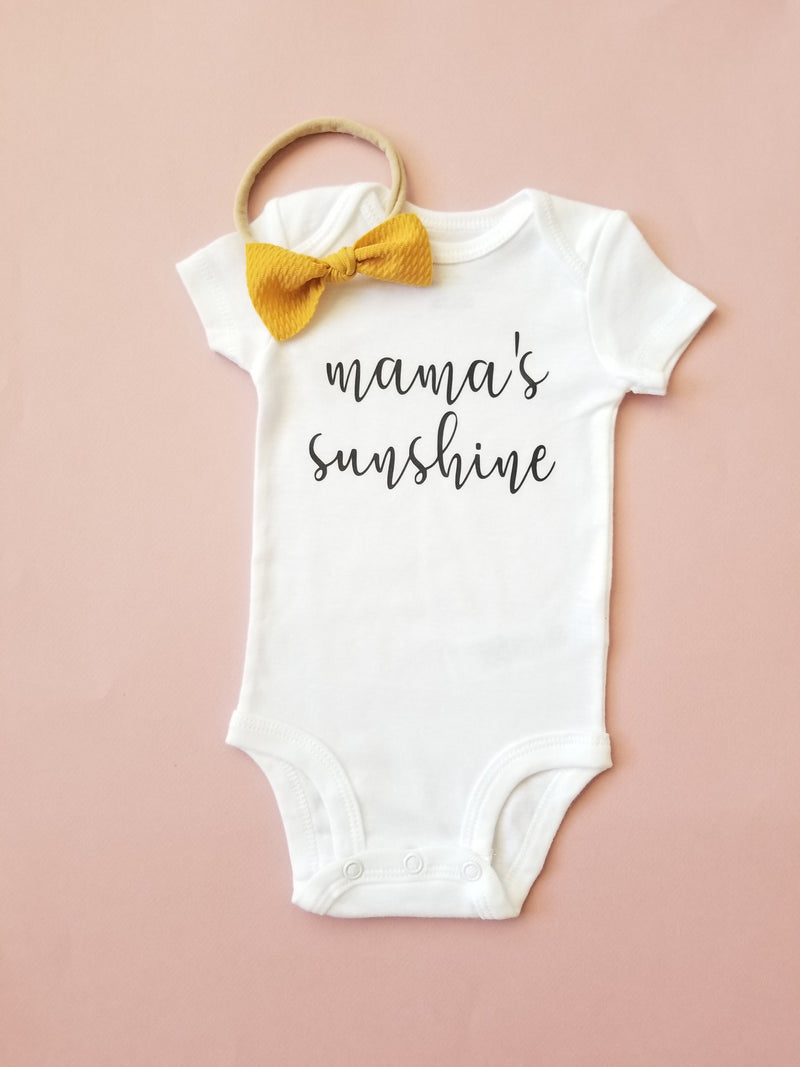 Mama's Sunshine Baby Onesie - Adassa Rose