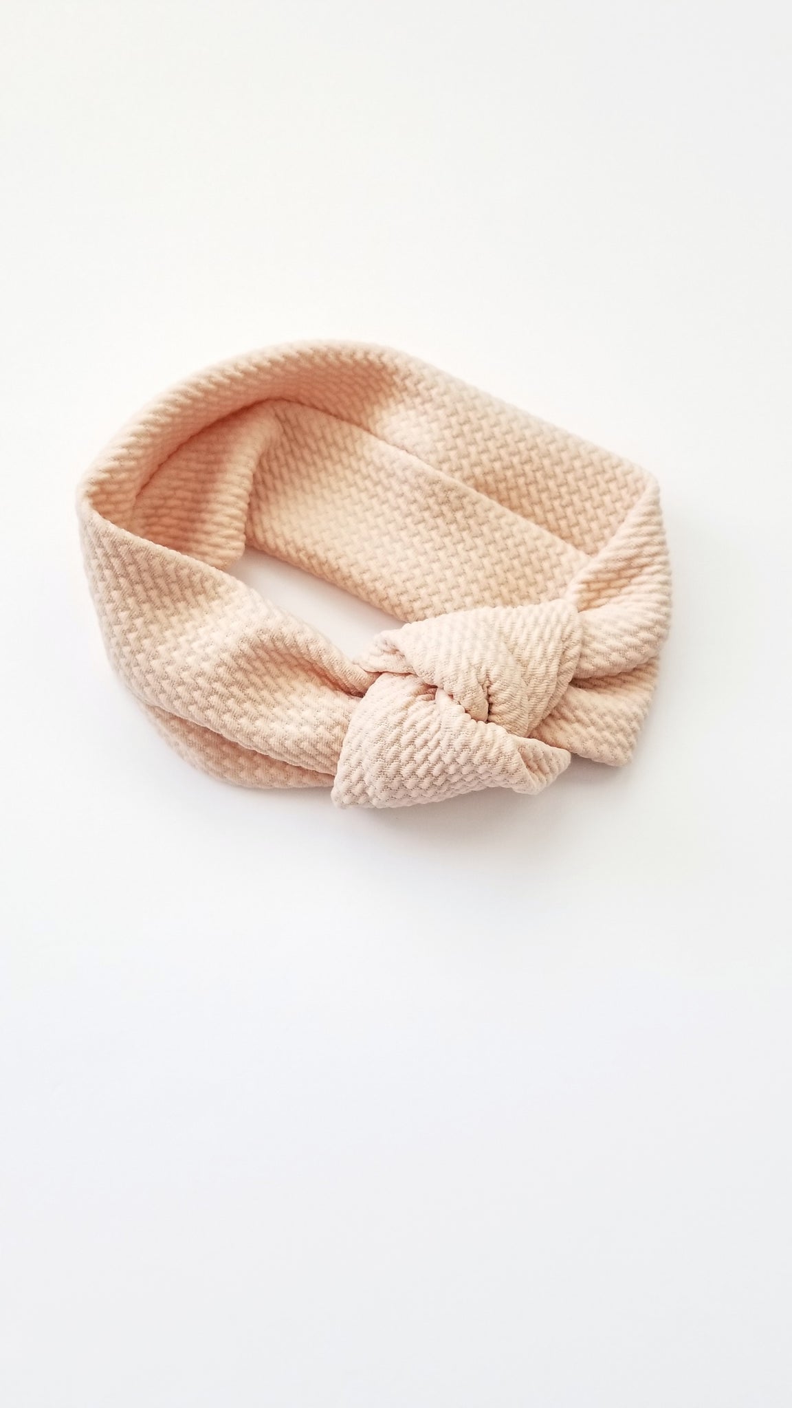 Nova Textured Knot Headband | Nude Mommy And Me Headband