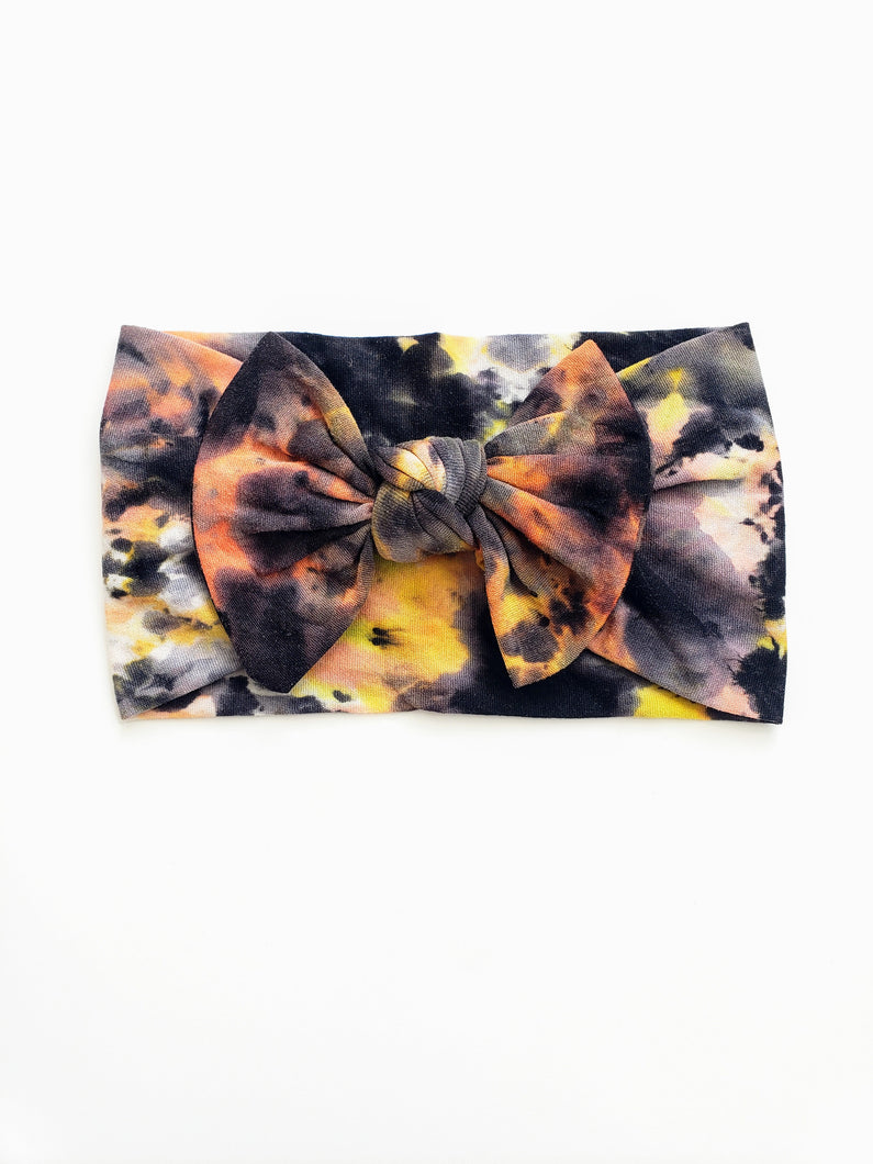 Tie Dye Nylon Headband | Sunset