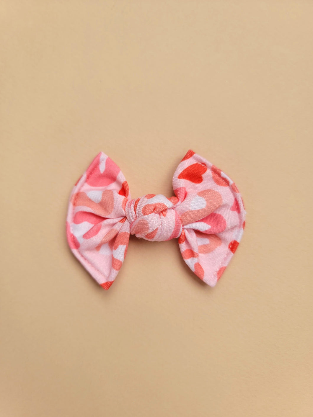Pink Leopard Bow