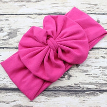 Load image into Gallery viewer, Messy Bow Headband Light Pink Bow Headwrap - Adassa Rose