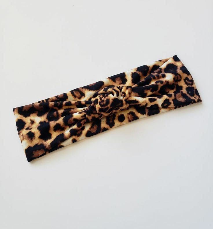 Daphne Leopard Knot Headband