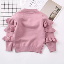 Load image into Gallery viewer, Pearla Ruffled Sleeve Sweater - Adassa Rose