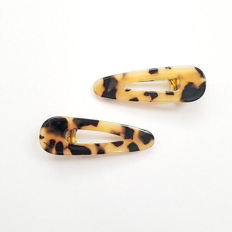 Tortoise Shell Hair Clip Set - Adassa Rose