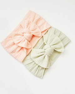 Mia Cable Knit Headwrap Set - Adassa Rose
