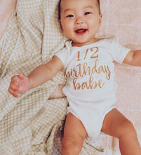 Load image into Gallery viewer, Half Birthday Babe Onesie - Adassa Rose