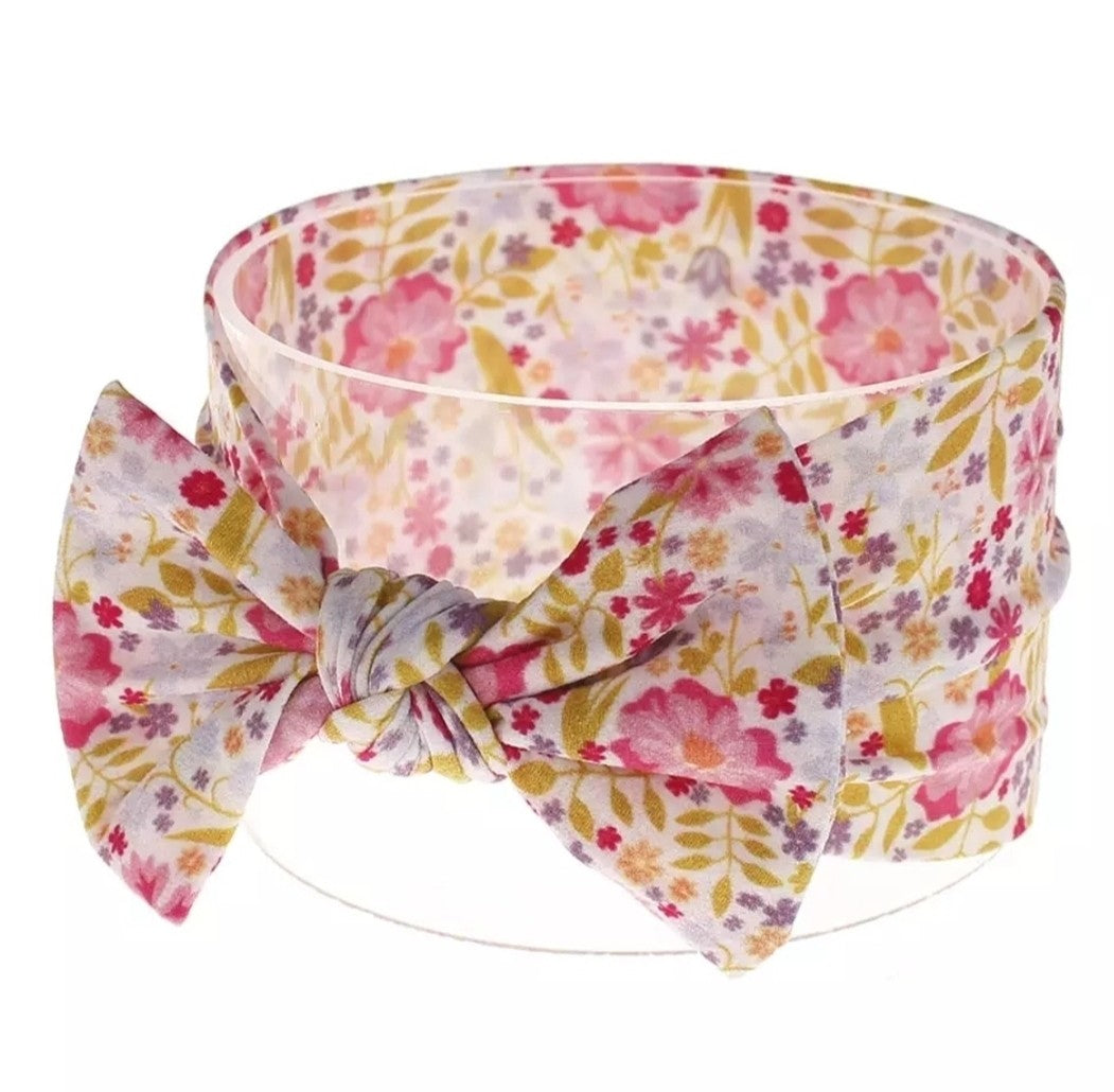Pretty Bloom Knot Headband - Adassa Rose