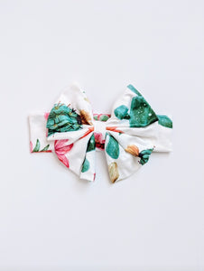 Sweet Catus Messy Bow Headwrap - Adassa Rose