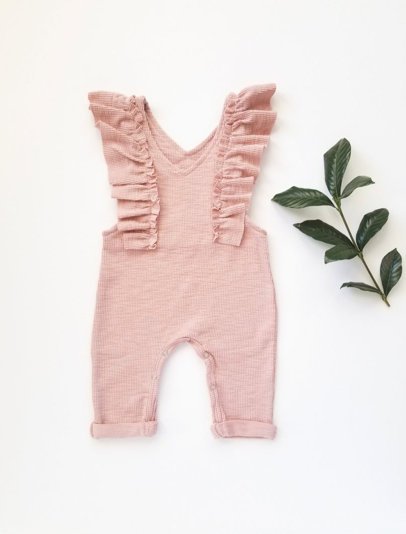 Zaria Ruffle Jumpsuit Baby Girl - Adassa Rose