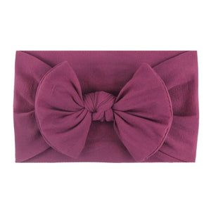 Classic Knot Headband Plum