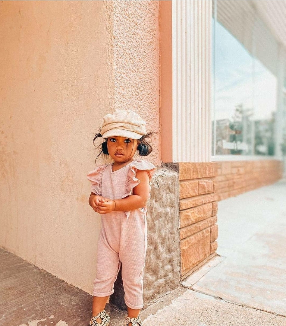 Zaria Ruffle Jumpsuit Baby Girl - Adassa Rose