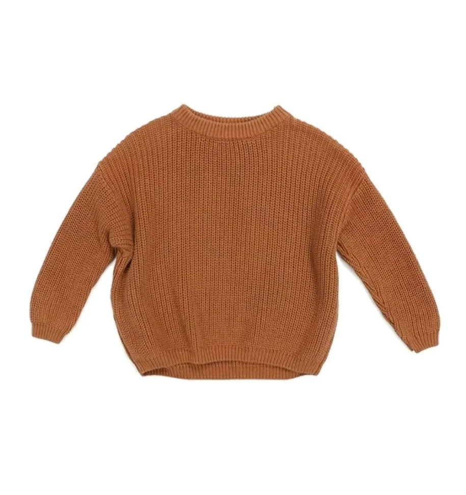 Chunky Knit Sweater Baby | Chestnut