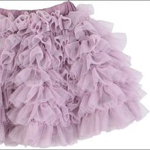 Load image into Gallery viewer, Ruffle Tulle Skirt In Lilac